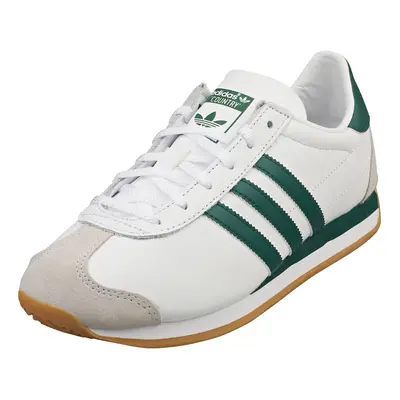 (5.5) adidas Country Og Mens Casual Trainers in White Green