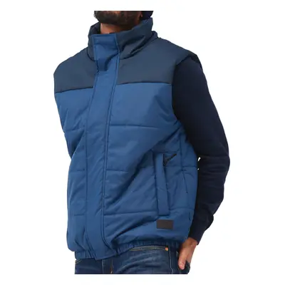 (S, Navy) Regatta Mens Hawfinch Warm Winter Weatherproof Baffled Bodywarmer Gilet - Navy