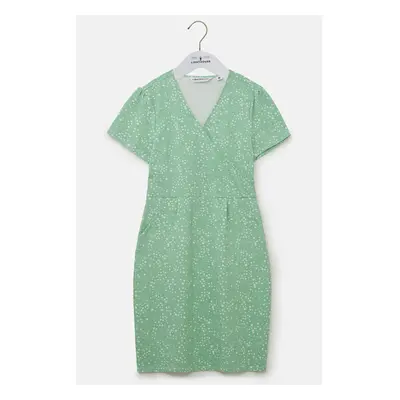 (UK 16, Soft Green Floral) Lena Womens Dress