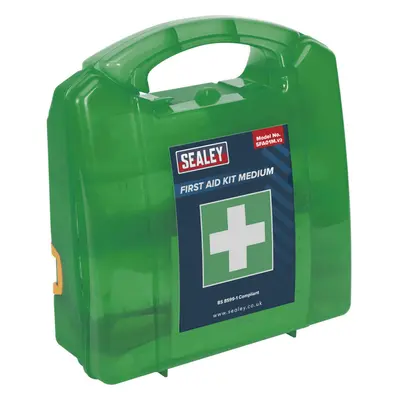 Medium First Aid Kit - Durable Composite Case - Medical Emergency - BS8599-1