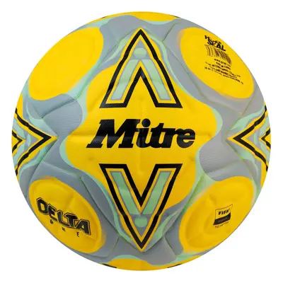 (5, Yellow/Black/Grey) Mitre Delta One Football