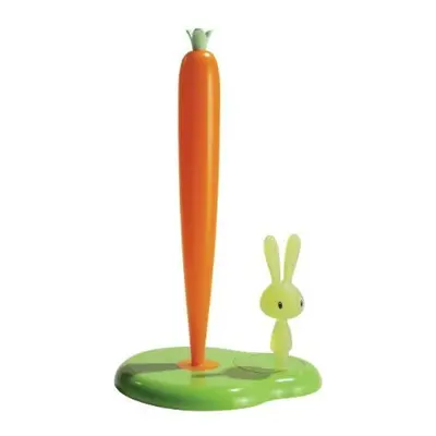 A di Alessi Bunny and Carrot Paper Towel Holder, Green - ASG42/H GR