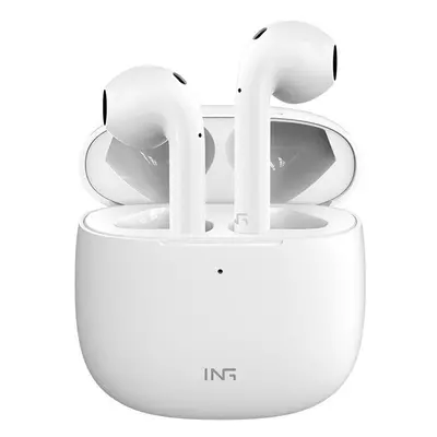 (White) TWS Earphone Wireless bluetooth Headphones HIFI 13MM Drivers Smart Touch Sweatproof Port