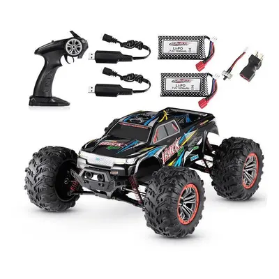 With Two Battery Motor 1/10 2.4G 4WD 46km/h RC Car Vehicles Short Course Truck Model