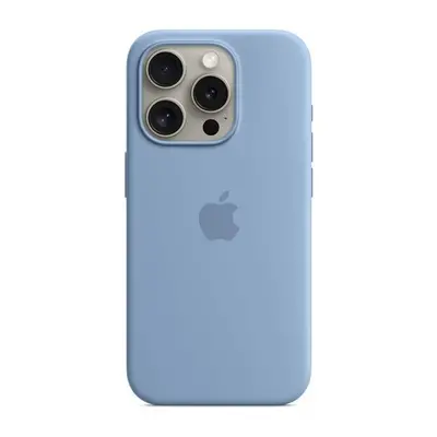 Apple - Back cover for mobile phone - MagSafe compatibility - silicone - winter blue - for iPhon