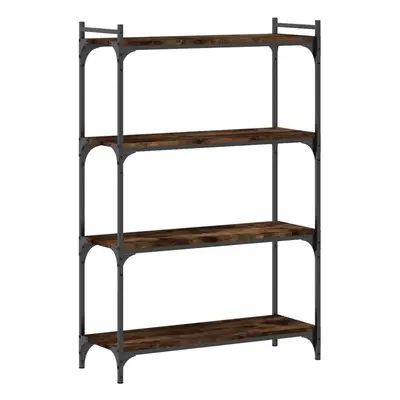 (smoked oak, x x cm) vidaXL Bookcase Bookshelf Storage Cabinet Rack Book Shelf Engineered Wood