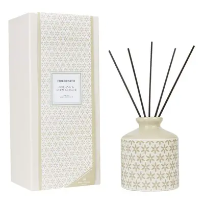 Fired Earth Ceramic Reed Diffuser - Oolong & Stem Ginger