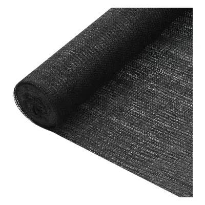 vidaXL Privacy Net Black 1.2x50 m HDPE g/mÂ² Garden Balcony Screen Windbreak