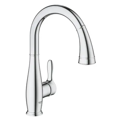 Grohe Parkfield Pull Out Dual Spray Kitchen Mixer Tap Single Lever Chrome