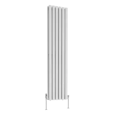 (1800 x 410mm Double) NRG Horizontal Vertical Designer D-shape Radiator Single Double Panel Bath