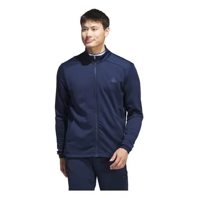 (L, Collegeate Navy) adidas Golf COLD.RDY Insulated Stretch Soft Fleece Full-Zip Jacket