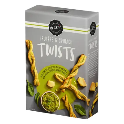 ARDEN'S Twists - Gruyere & Spinach 100g (Pack of 10)