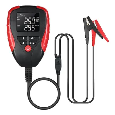 Digital 12V Car Battery Tester with AH/CCA Mode Automotive Load and Analyzer of Life Percentage,