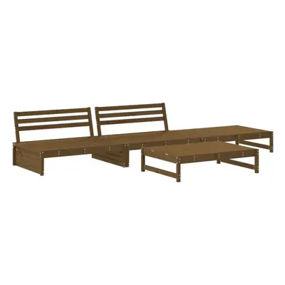 (honey brown) vidaXL Garden Lounge Set Outdoor Modular Sofa Set Piece Solid Wood Pine