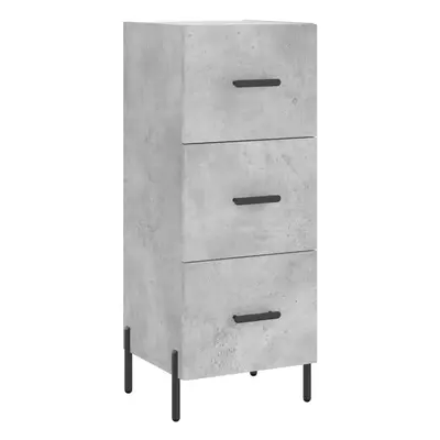 vidaXL Sideboard Storage Side Cabinet Cupboard Concrete Grey Engineered Wood