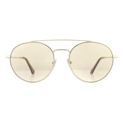 Police Sunglasses SPL728 8FFF Shiny Light Gold Havana Brown