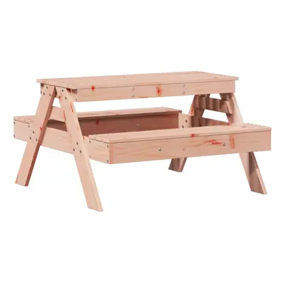 vidaXL Picnic Table for Kids Sand and Water Play Table Solid Wood Douglas