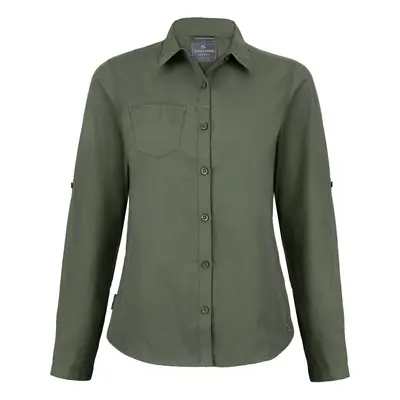 (20 UK, Cedar Green) Craghoppers Womens/Ladies Expert Kiwi Long-Sleeved Shirt