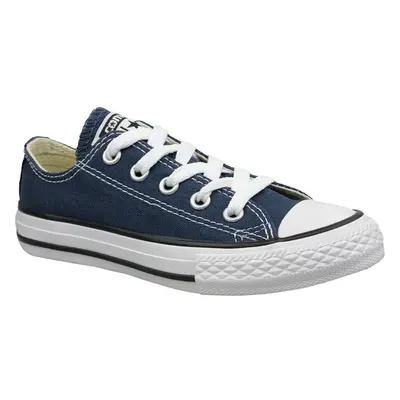 (10.5) Converse C. Taylor All Star Youth OX 3J237C Kids Navy Blue plimsolls