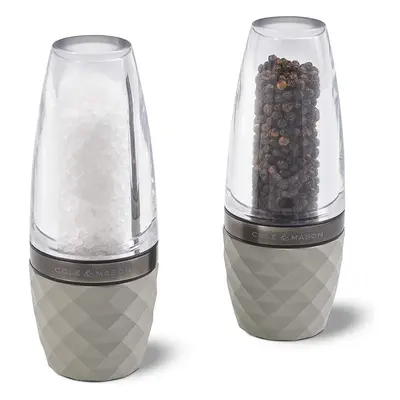 Cole & Mason Precision + City Concrete Stemless Salt & Pepper Mill Set - Acrylic