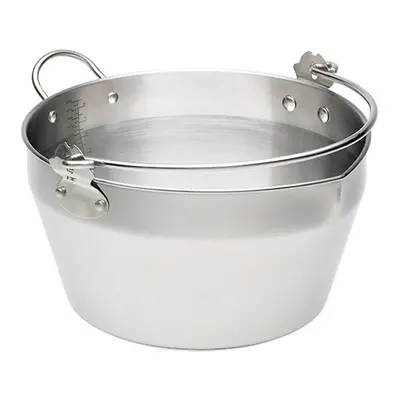 Home Made Stainless Steel Litre Maslin Pan with Handle