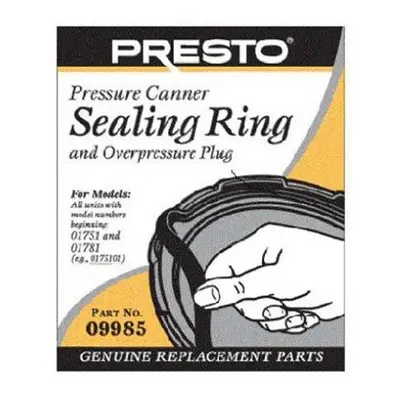 Presto Pressure Canner Sealing Ring and Overpressure Plug