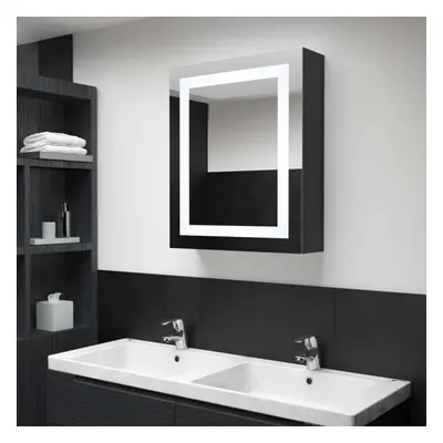 vidaXL LED Bathroom Mirror Cabinet Medicine Cabinet LED Mirrored Cabinet Wall