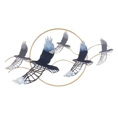 Wall Decor Bird TELLURIUM Metal Gold cm