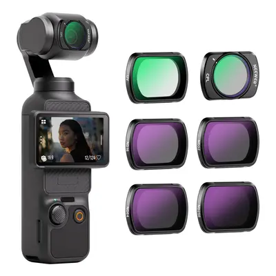 NEEWER Pack Magnetic ND/PL UV CPL Filters Set for DJI OSMO Pocket