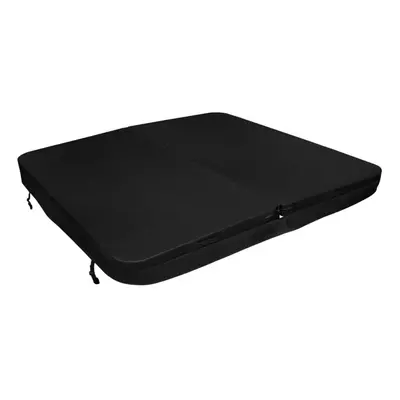 Hot Tub Cover Spa Lid x 220cm Square Black Hard Top Weatherproof PVC Leather Foam