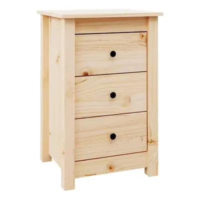 (brown, 1) vidaXL 1/2x Solid Wood Pine Bedside Cabinet Side Table Cabinet Multi Colours