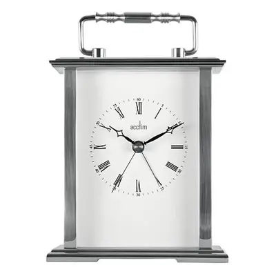 Acctim Gainsborough Mantel Clock Silver