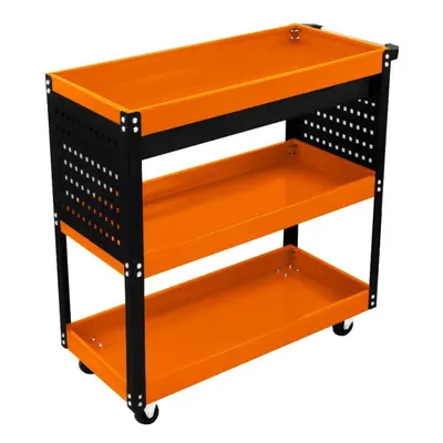 Tool Storage Tolley Tier Cart Lockable Drawer Wheel Workshop Garage Heavy Duty