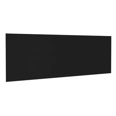 (black) vidaXL Wall Headboard Bed Header Bedroom Wall Bed Headboard Engineered Wood