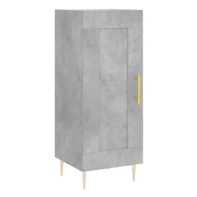 (concrete grey) vidaXL Sideboard Storage Cabinet Side Cabinet Cupboard White Engineered Wood