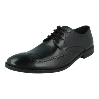 (Black, UK 6) Mens Clarks Smart Lace Up Shoes Stanford Walk - G Fit