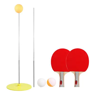 Ping Pong Rackets and Balls Table Tennis Trainer Base Training Practice Set