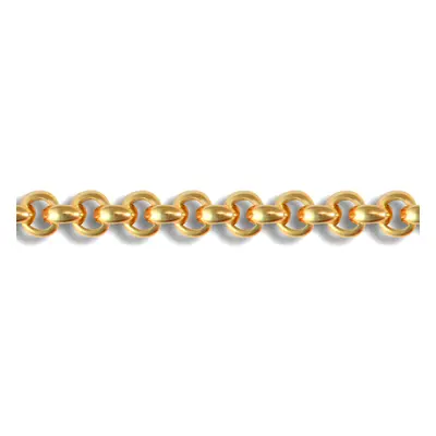 Jewelco London Ladies 9ct Yellow Gold Bracelet 5.3mm Gauge Bracelet - JBB324