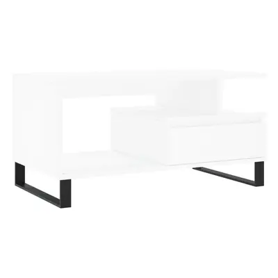 (white) vidaXL Coffee Table Side Table End Accent Telephone Sofa Table Engineered Wood