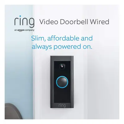 Ring Video Doorbell Wired by Amazon | Doorbell camera