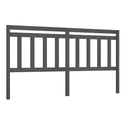 (grey, x x cm) vidaXL Bed Headboard Home Bedroom Decorative Bed Header Panel Solid Wood Pine