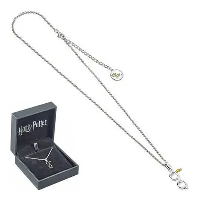 Harry Potter Sterling Silver Lightning Bolt and Glasses Necklace