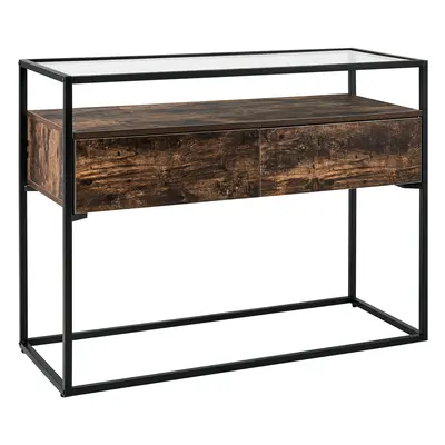 Console Table MAUK Dark Wood