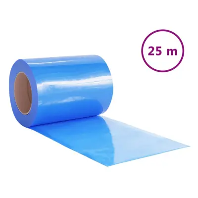 (blue, x 2.6 mm (25 m)) vidaXL Strip Curtain Roll Privacy Window Covering Pedestrian Door Strip 