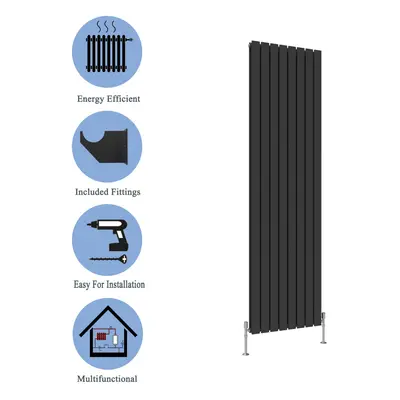 (Black, 1800*544mm?double?) Flat Panel Column Radiator