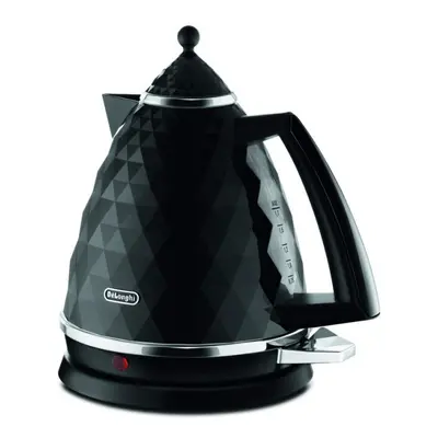 De'Longhi Brilliante Kettle, anti-scale filter, 1.7 Liters, 360? swivel base, KBJ3001BK, Black