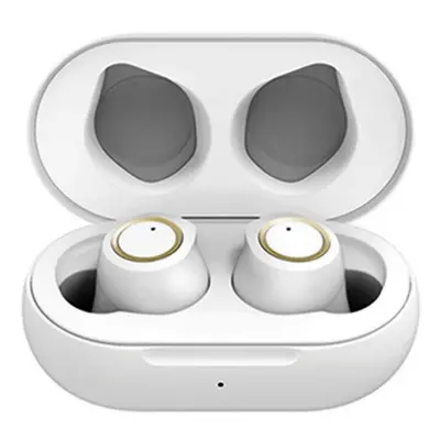 (White) Smart And Portable TWS Stereo Wireless Earphones