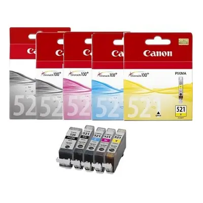 Canon Pixma MP560 Original Printer Ink Cartridges - Cyan/Magenta/Yellow/Black/Large Black