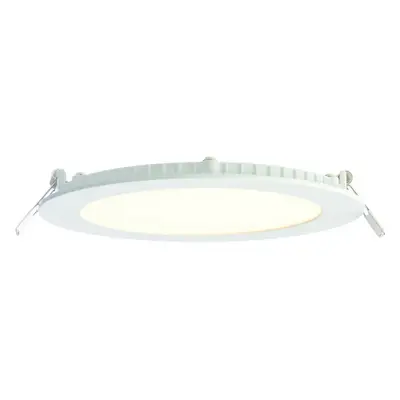 Ultra Slim Round Flush Ceiling Light 24W Warm White LED 3000k Corridor Lamp