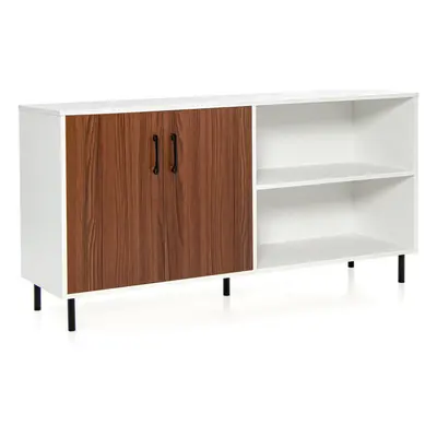 Modern Buffet Sideboard Storage Cabinet Coffee Bar Cabinet w/ Doors